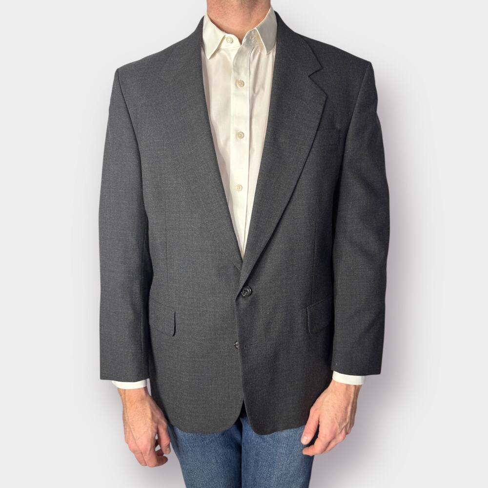 Oscar‎ de la Renta Gray Blazer Size 42R
